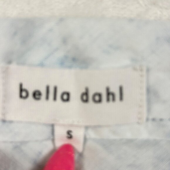 Bella Dahl Women's Blouse Bias Cowl Neck Tie up Cami Top Cloud Wash Sz S - Picture 4 of 10